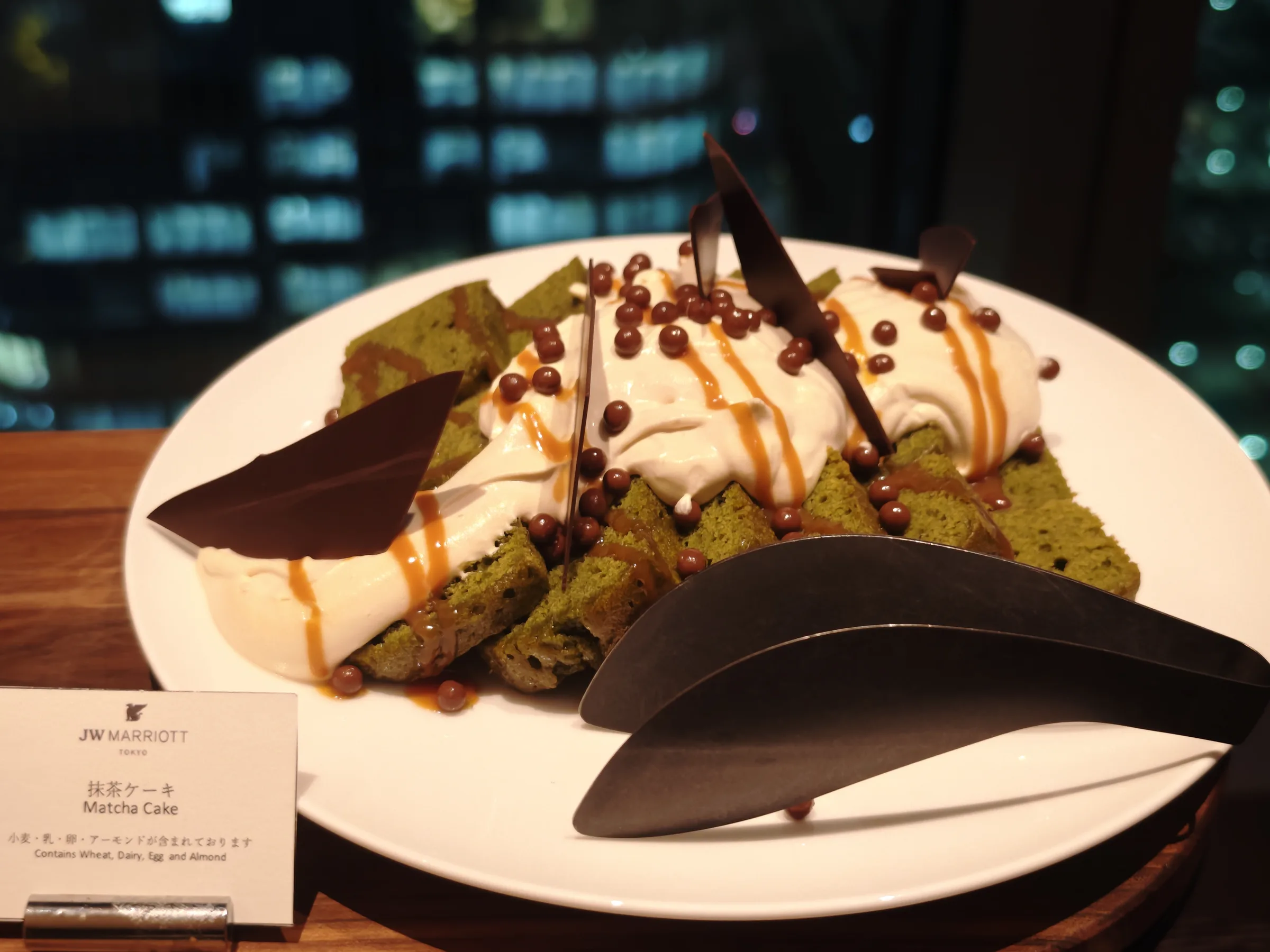 イブニングの抹茶ケーキ(2025年下半期)