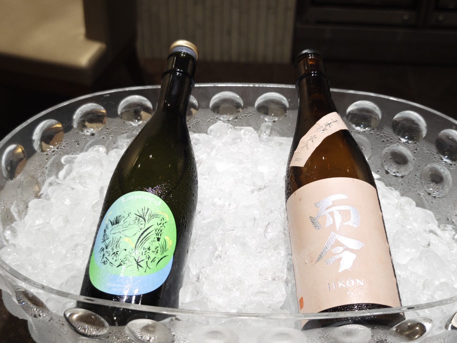 RED SUITEで用意されていた日本酒