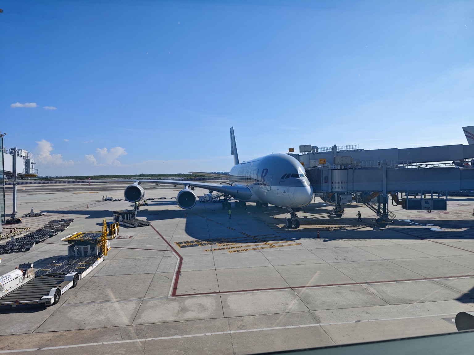 Qatar Airways QR836 ドーハ→バンコク ファーストクラス搭乗記