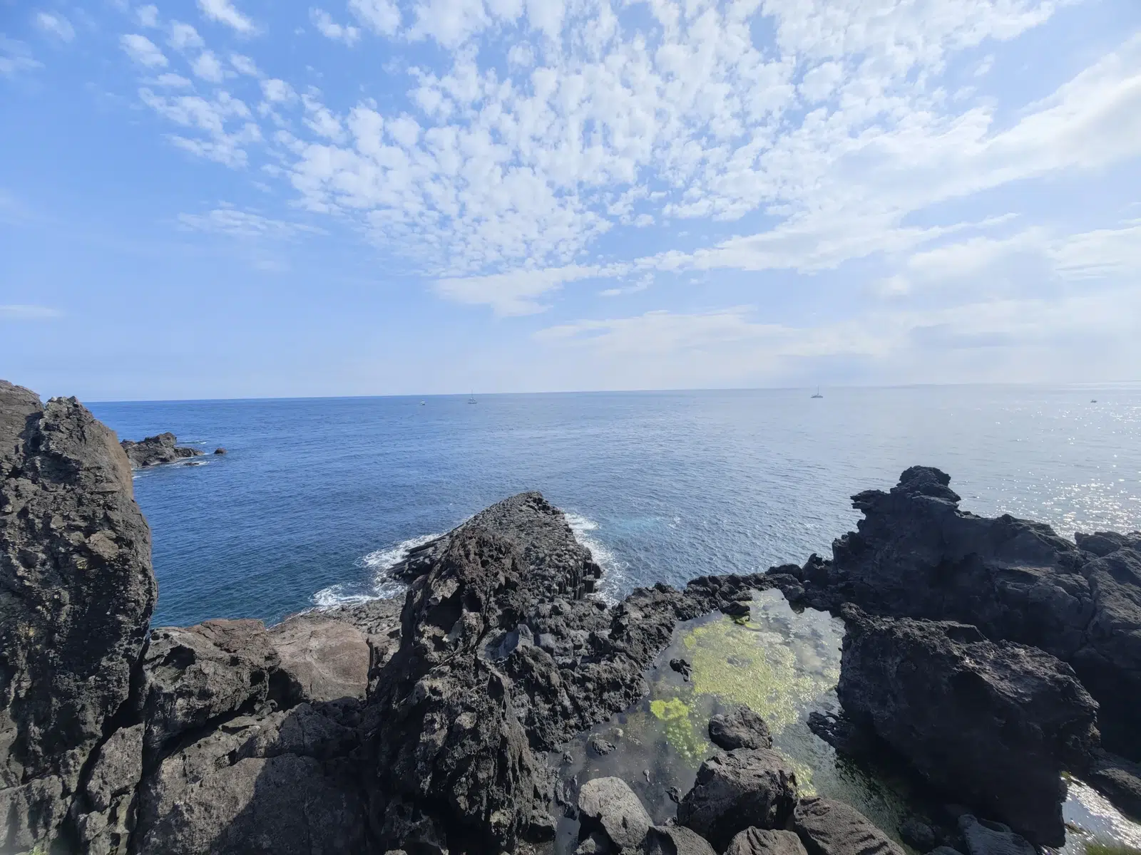 済州らしい海岸景観。