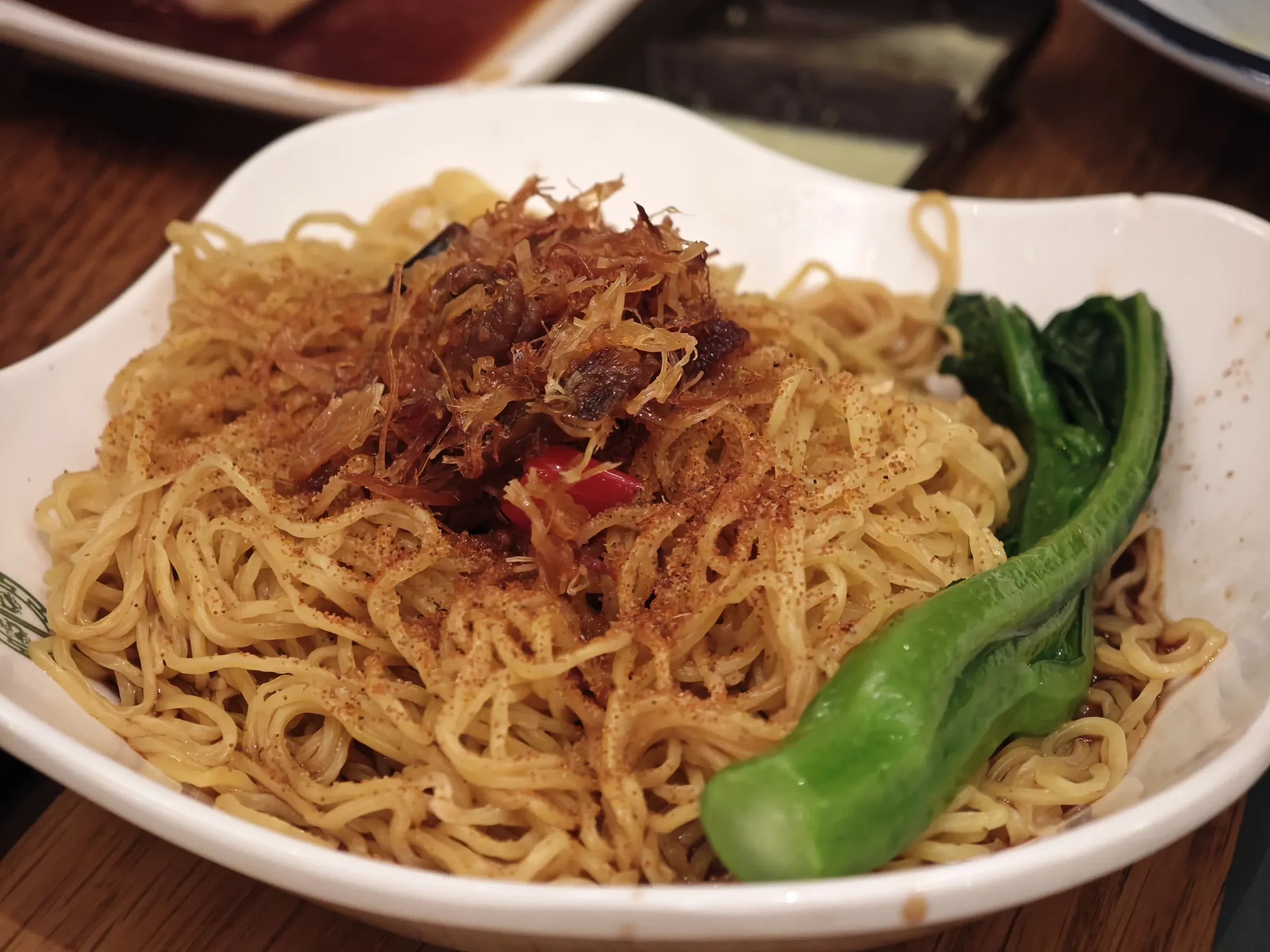 Tim Ho Wanの麺料理。ホテル滞在中でも館内移動で利用しやすい