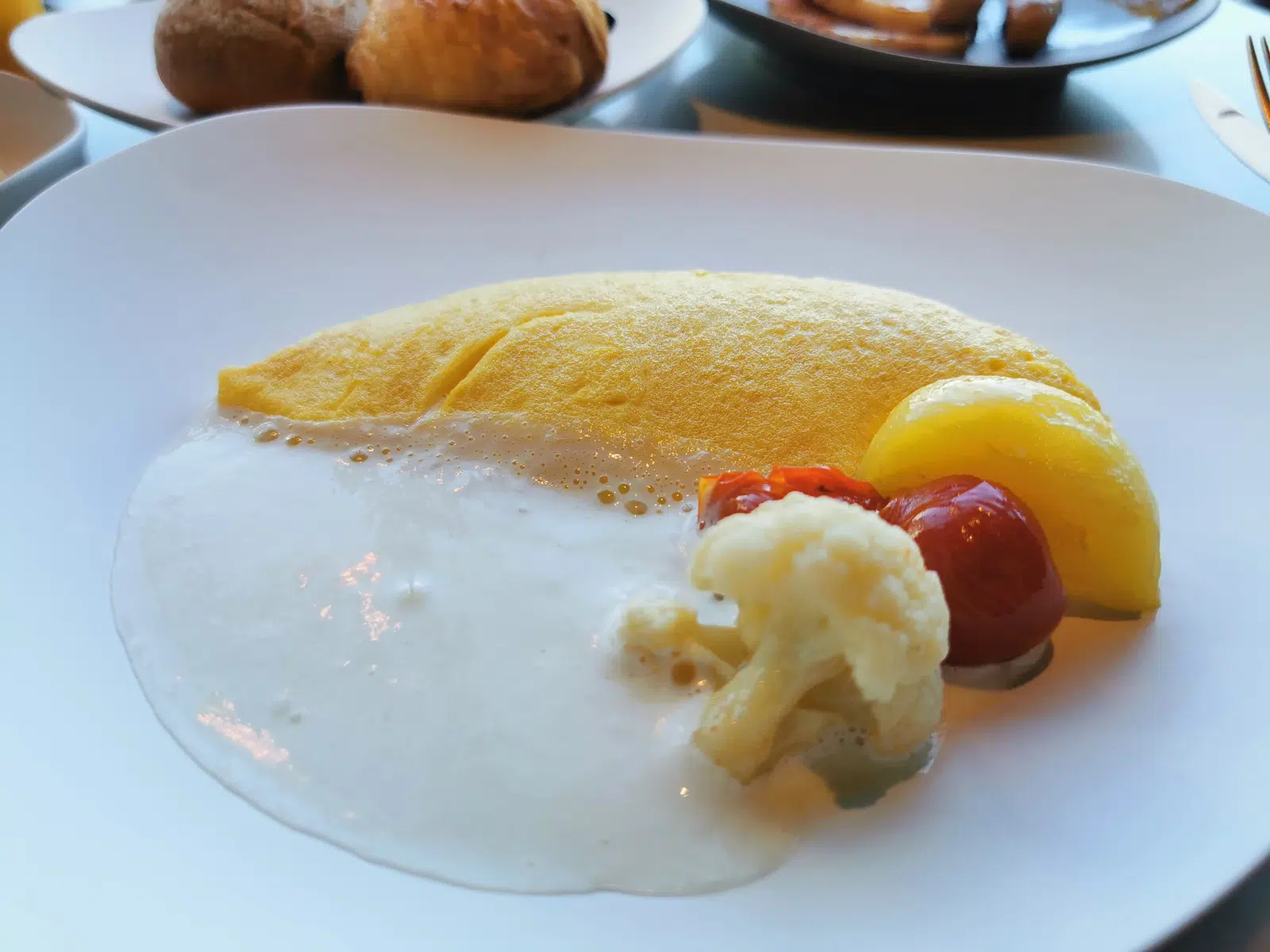 卵料理の一例。