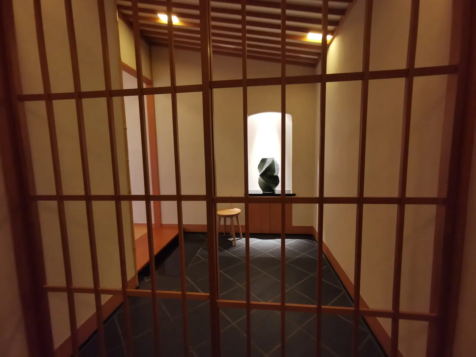 Japanese Suiteの玄関／和の設え。