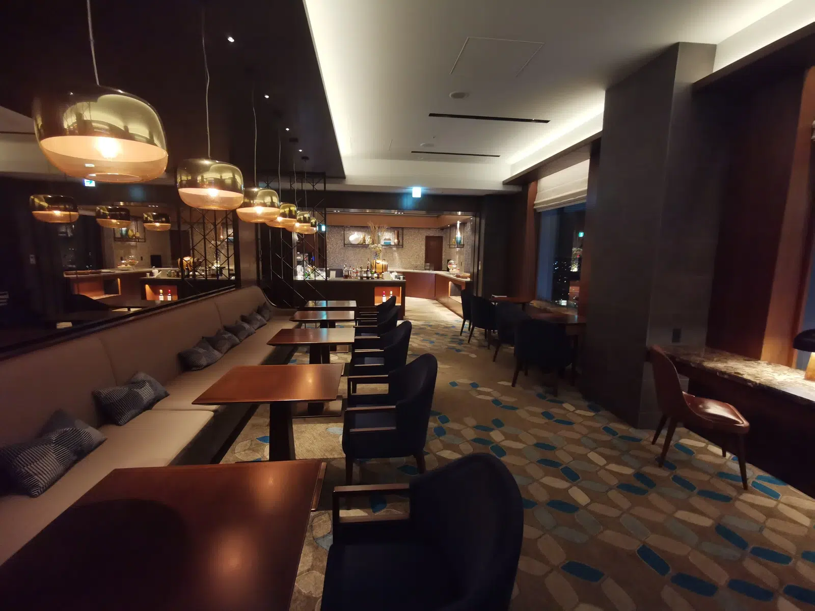 Sheraton Clubの客席。